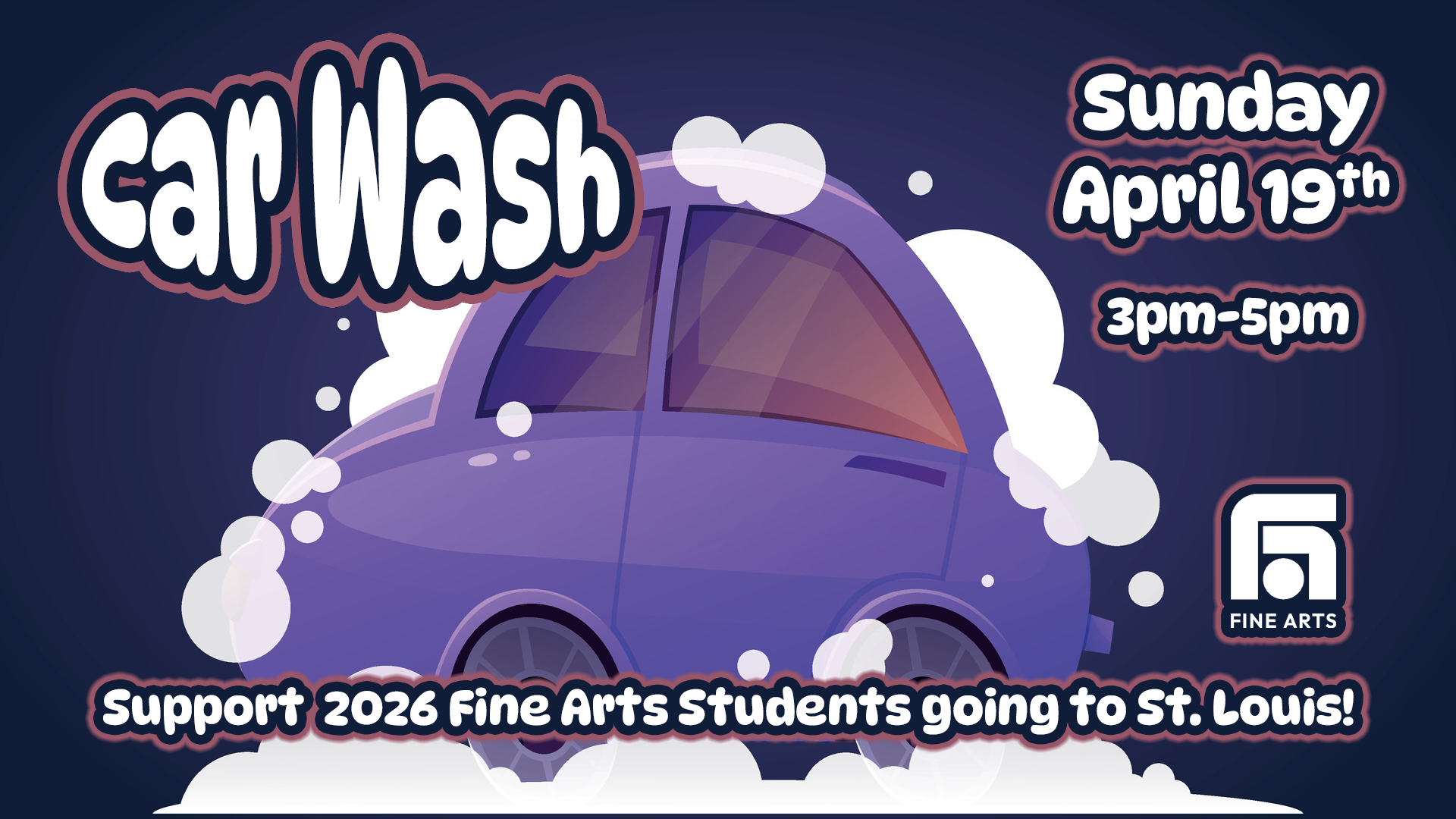 FineArtsCarWashFundraiser