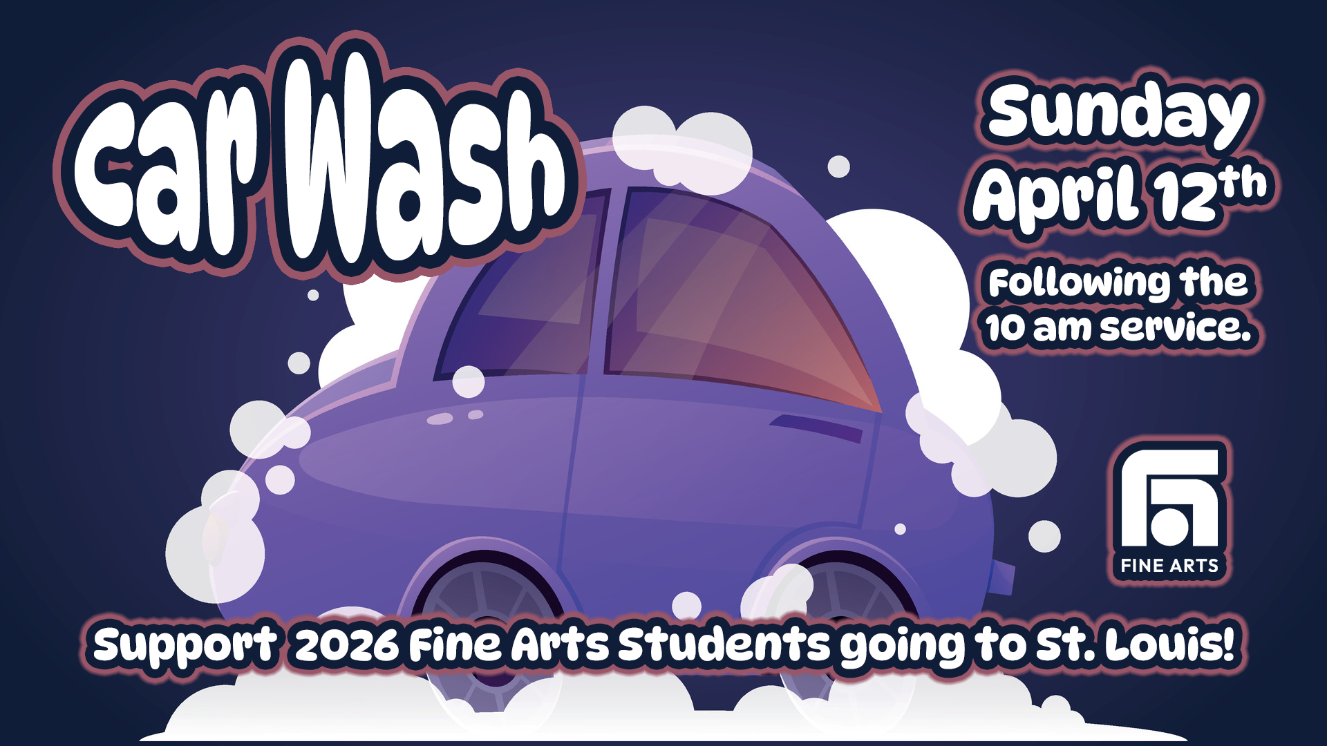 FineArtsCarWashFundraiser
